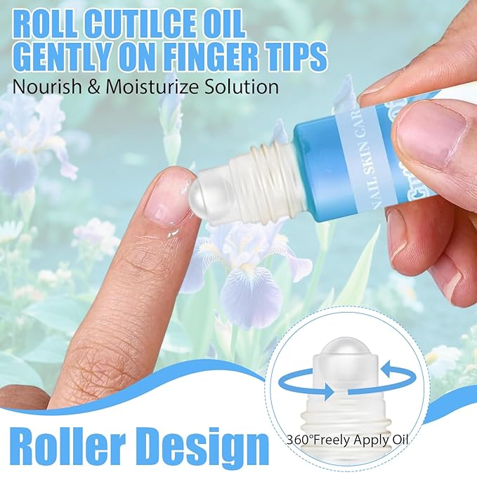 HiLemon Natural Cuticle Oil for Nails Essential Oil Revitalizing Overnight Hydration for Dry Cuticles with Vitamin E Repaired Softener Nail Strengthener Protector for Damaged Skin
