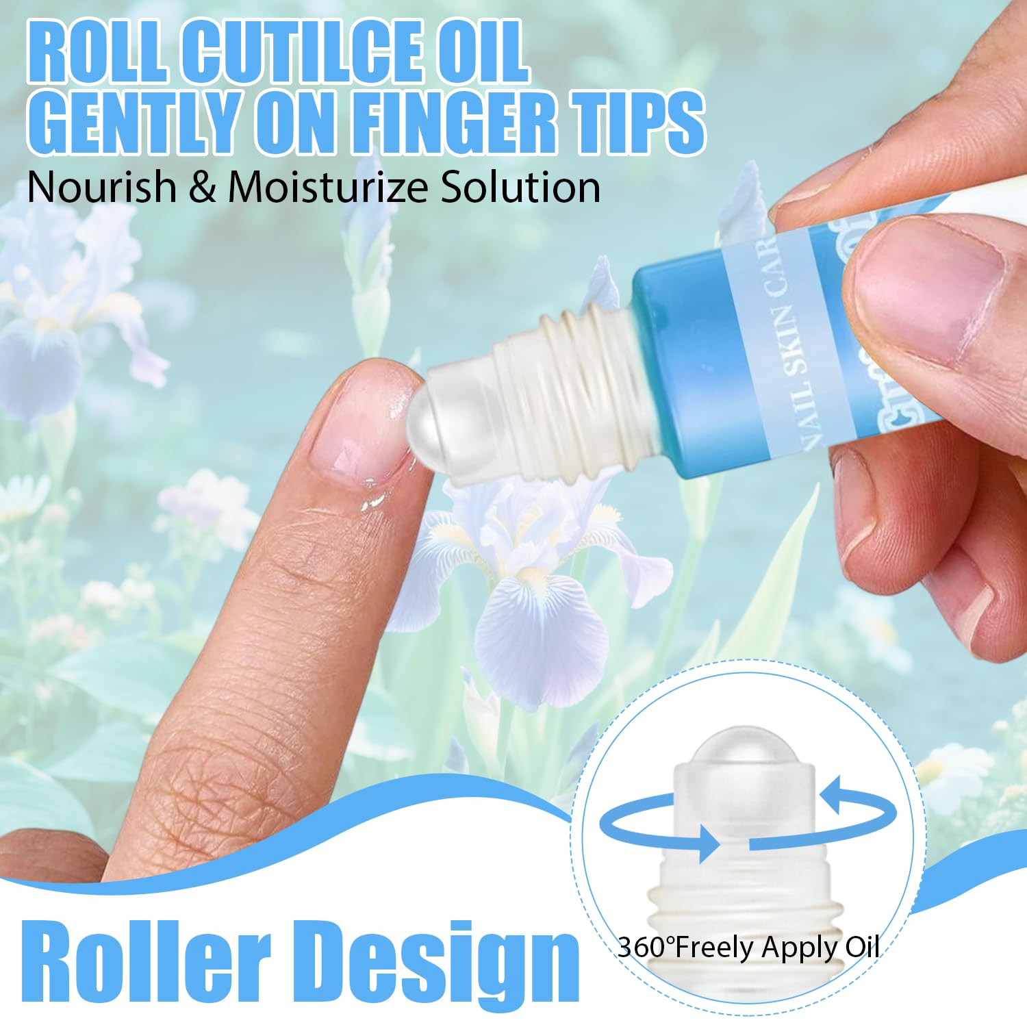 HiLemon Natural Cuticle Oil for Nails Essential Oil Revitalizing Overnight Hydration for Dry Cuticles with Vitamin E Repaired Softener Nail Strengthener Protector for Damaged Skin