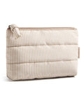 BAGSMART Small Makeup Bag, Machine Washable Puffy Cosmetic Pouch