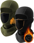 Balaclava Face Ski Mask with Movable Deisgn for Men Women-Fleece Winter Face Covering for Cold Weather Skiing Outdoor Work