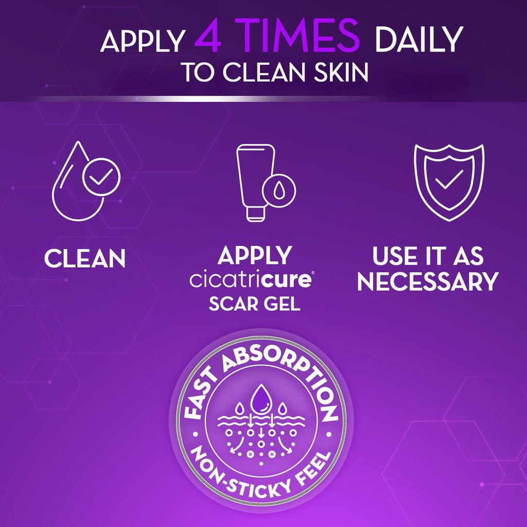 Cicatricure Advanced Scar Gel, Proven Results in 2 Weeks, 1 oz (28 g), 2pk