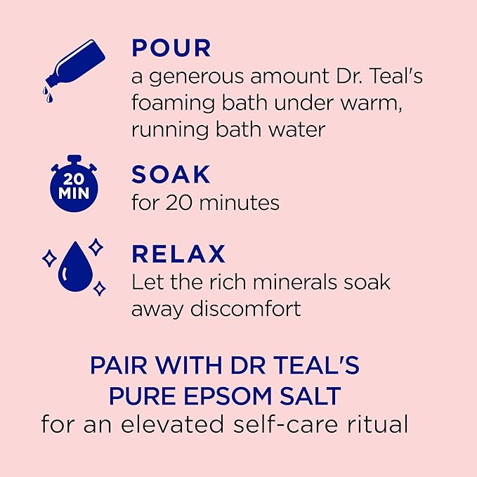 Dr Teal's Epsom Salt Magnesium Soak, Limited Edition Hawaiian Bliss, 3 lbs