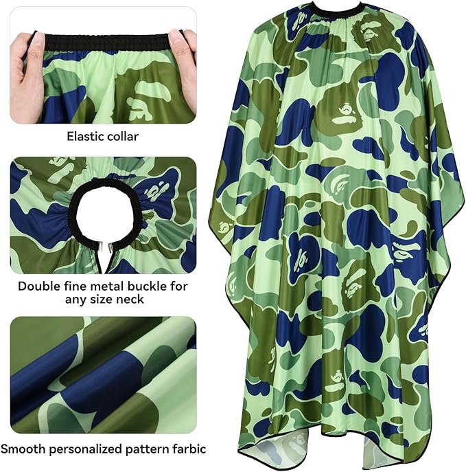 Professional Hair Cutting Cape, Waterproof Cape for Men Polyester Hair