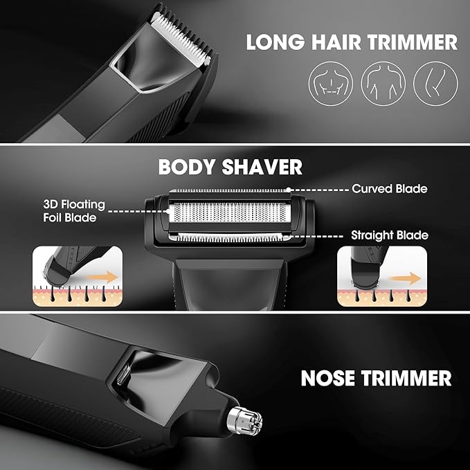 Manscape Bald Head & Body Shavers for Men, Body/Ball/Pubic/Groin Trimmer