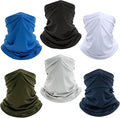 Fivali Neck Gaiter Bandana Face Mask: Cooling Gator Mask Breathable Face Cover Ski Neck Scarf Protection from Dust Sun Wind
