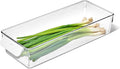 OXO Good Grips Fridge Organization Bin 5 in x 14 in - for Yogurt Cups, Small Produce, Berry Bins and More
