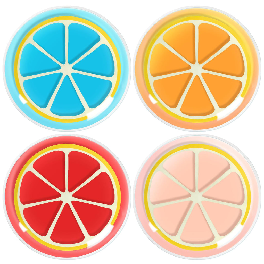 Coldcool 4 Pcs Gel Eye Mask Orange Shape, Cooling Puffy Eyes.