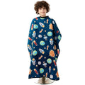 Kids Hair Cutting Cape - Outer Space - Water-Resistant Salon Cape for Kids