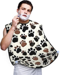 Tropical Fruit Pineapple Print Beard Bib Shaving Apron, Beard Hair Trimming Cape Gift For Dad