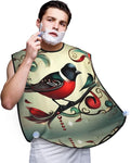 Tropical Fruit Pineapple Print Beard Bib Shaving Apron, Beard Hair Trimming Cape Gift For Dad