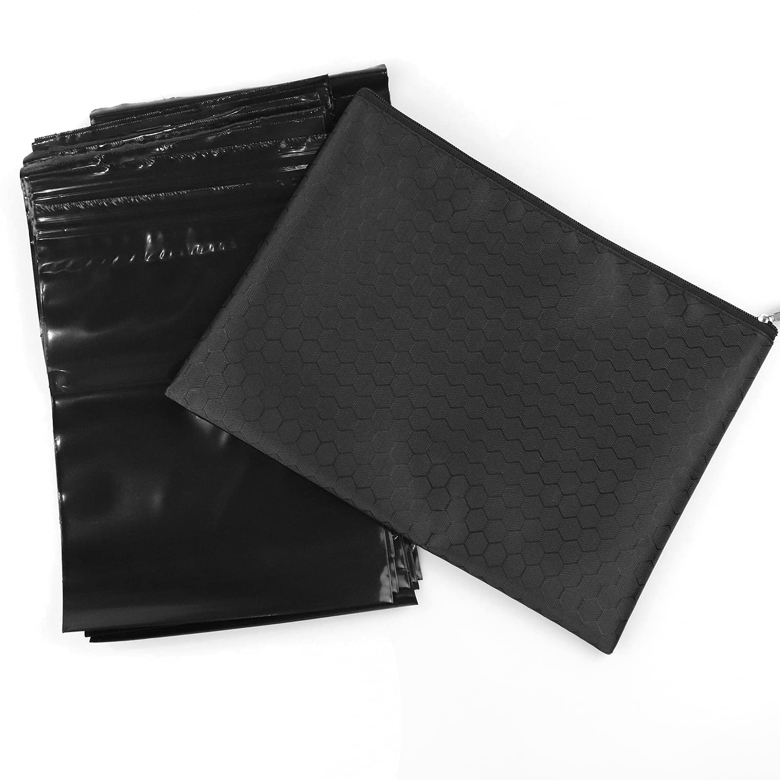 Feminine Personal Disposal Bags,6x8 inches Tampon Pack of 100 Black Opaque Zip Seal Discreet Disposal Bags for Tampons,Sanitary Pads,Sanitary Liners(with Black Storage Bag)