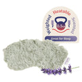 warmies Microwavable Eye Mask for Warmth & Comfort - Heat & Cooling Eye Compress for Dryness Relief - Weighted & Heated Lavender Sleep Mask for Calming Relaxation - Curly Sage