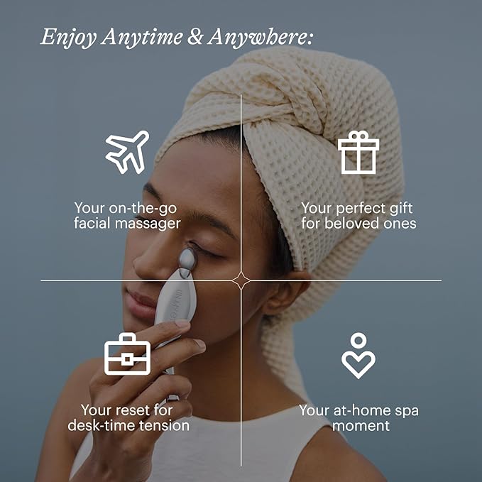 In My Eyes Gua Sha Tool for Face & Eye, Stainless Steel Gua Sha Facial Massager Tool for Reduce Puffiness, Ease Facial Tension & Promote Lymphatic Drainage