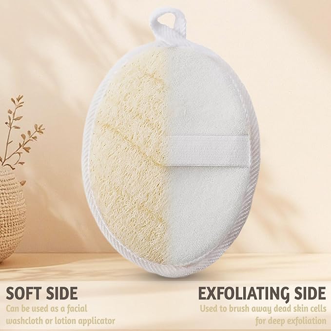 Loofah for Men,Loofah for Women,Bath Body Scrubber, 2 Pack Shower Loofah Sponge