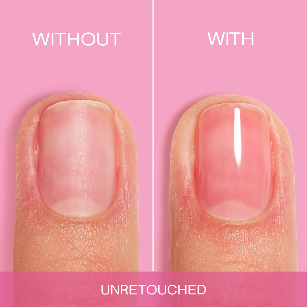essie Nail Care, 8-Free Vegan, Hard To Resist Nail Strengthener, Glow and Shine, pink tint, 0.46 fl oz