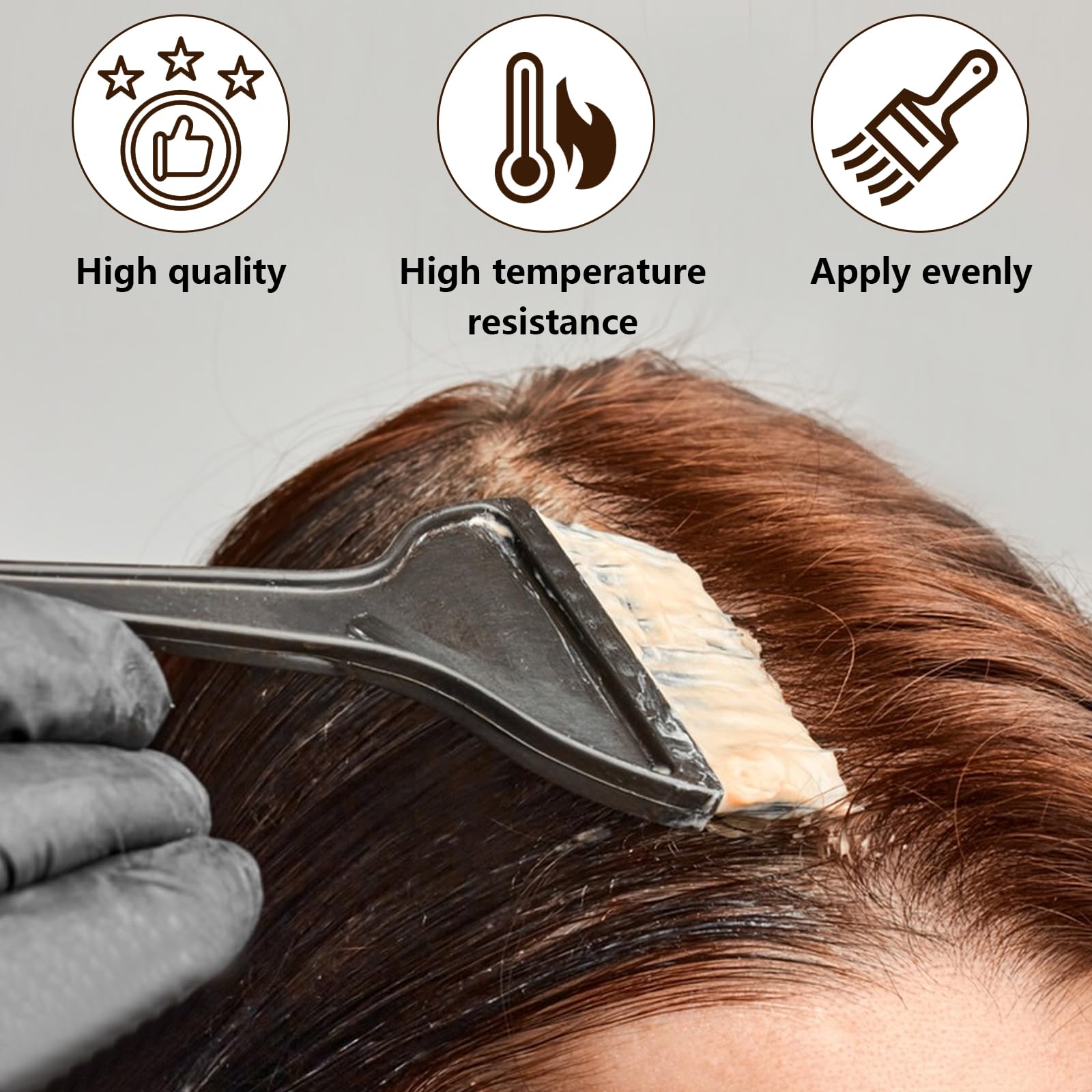 6 Pcs Hair Dye Brush Applicator Kit, Hair Color Brushes for Women Men, Hair Coloring Brush Set, Hair Color Applicator Brush Combs, Hair Dye Applicator Brush, Hair Tint Dyeing Hair Dying Tools Kits