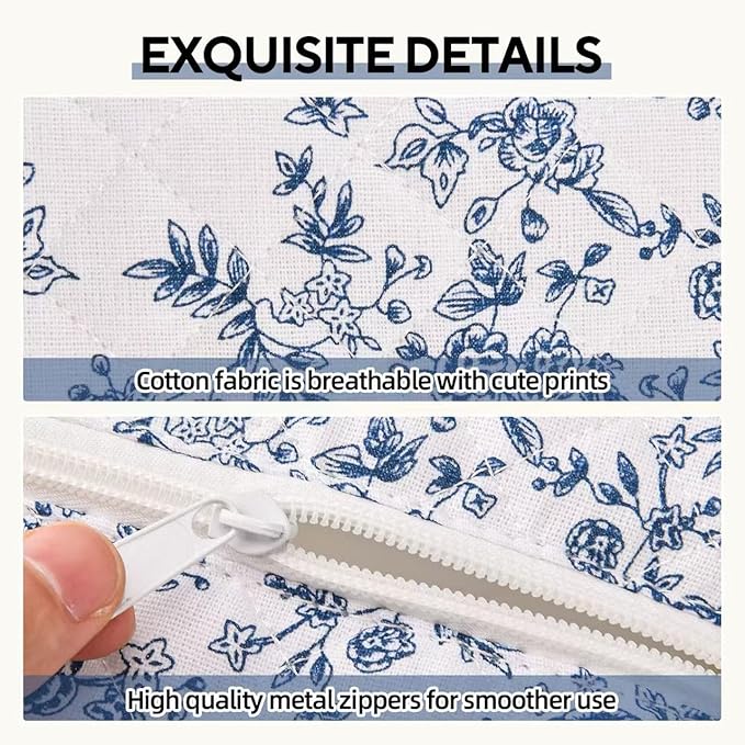 MZLUWM Floral Makeup Bag,Floral Quilted Make Up Bag,Large Cosmetic Bag,Fashionable Travel Makeup Pouch, Cute Portable Storage Bag,Puffy Coquette Makeup Bag, Attractive Quilted Pouch