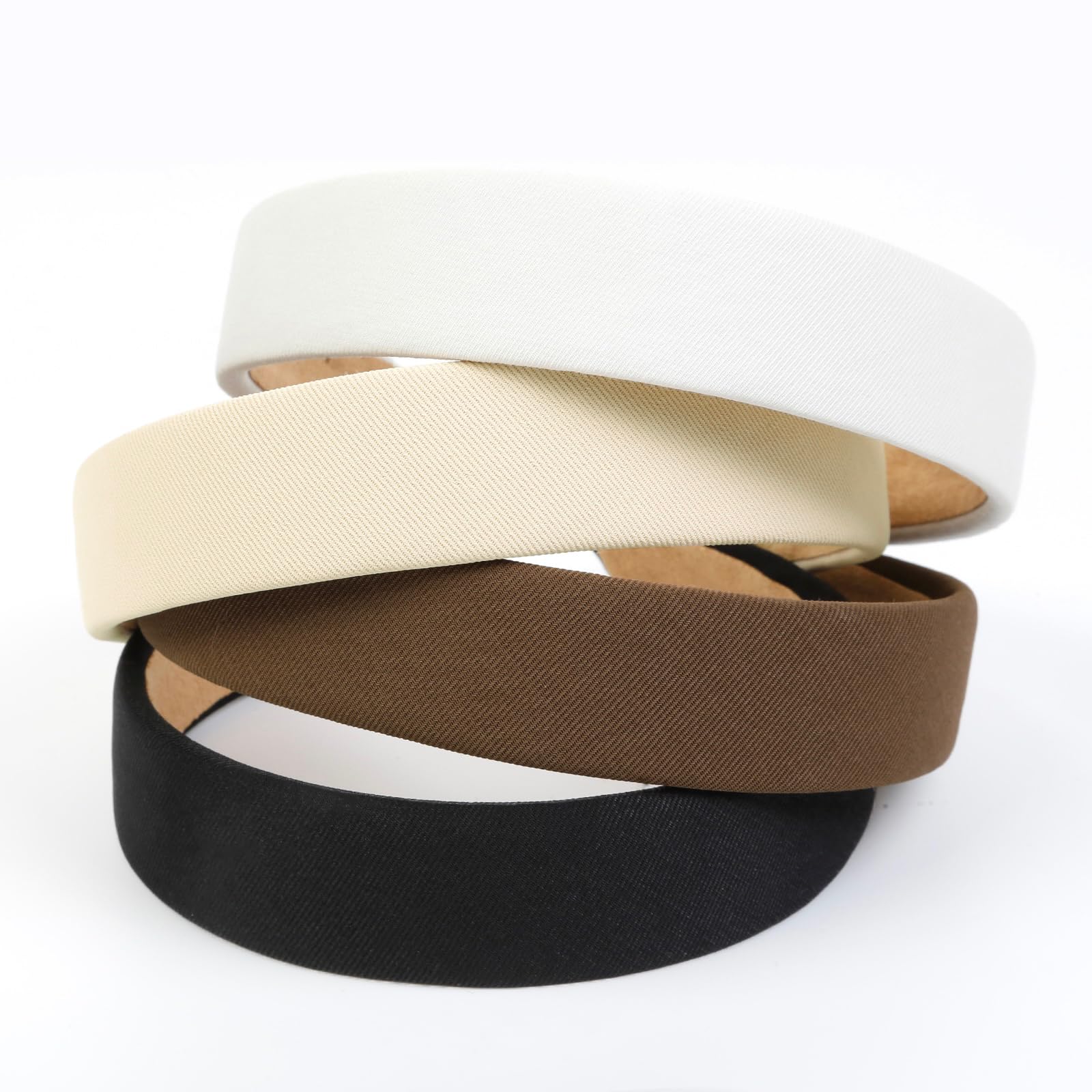 Huachi Headbands for Women Non Slip Trendy Headbands for Women’s Hair 1 inch Wide, Fall Head Bands Cute Headband for Girls Elastic Hair Bands for Womens Fashion Accessories Gifts 4PCS