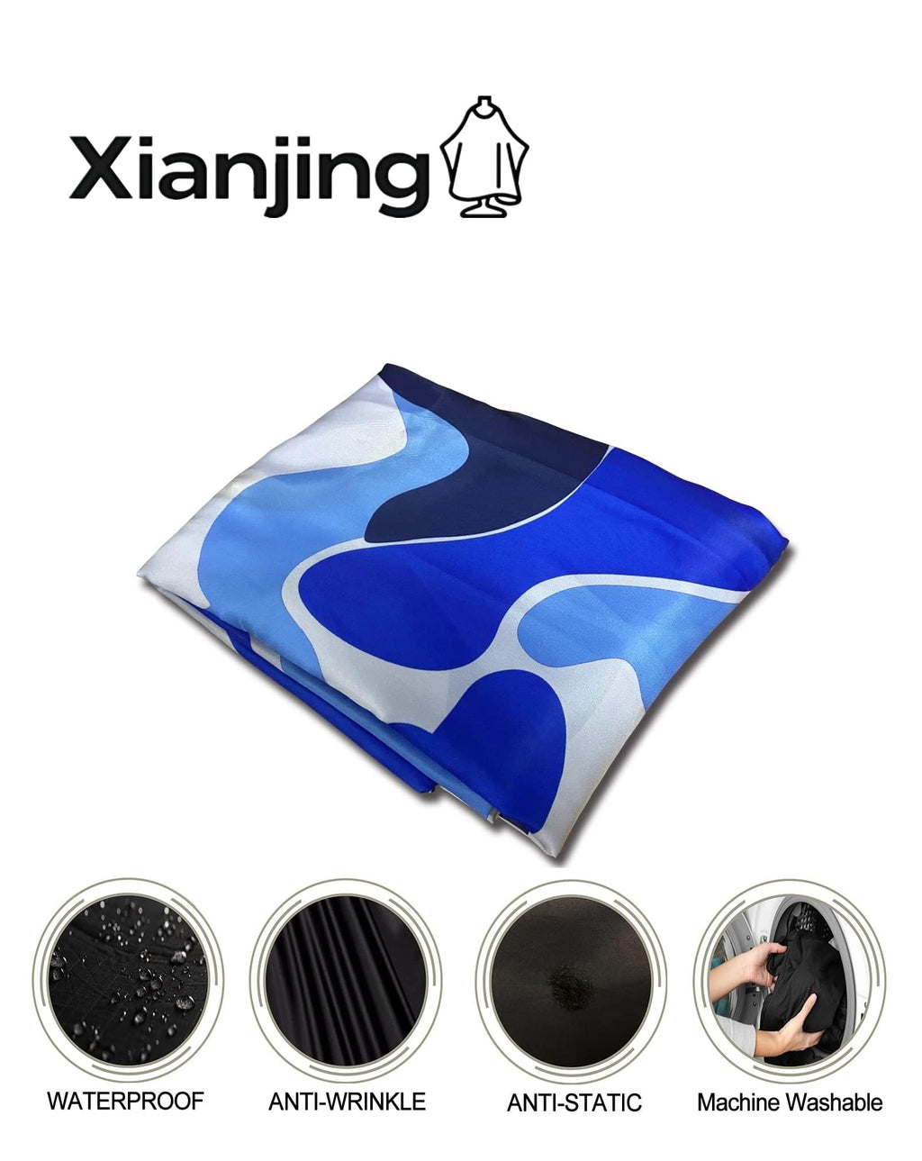 Xianjing Adult Barber Cape,Camo Camouflage Professional Salon Haircut Capes,Haircut Kit Hairdressing Apron for Home Salon and Barbershop, Hairdressing capes