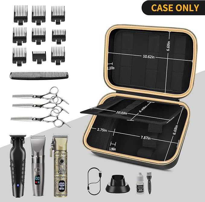 Boobowl Barber Accessories Bag for Clippers and Supplies, Hair Clipper Box
