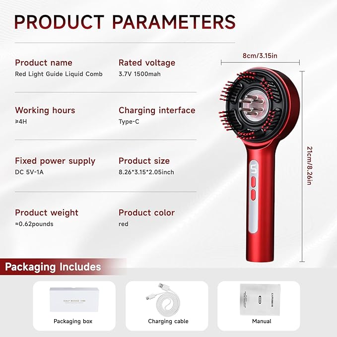 ULDSPR Household Electric Massage Comb