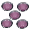 FOMIYES 5pcs Round Faux Lash Box Durable Eyelash Case for Organized Storage of False Eyelashes Portable and Compact Design for Travel and Daily Makeup Use