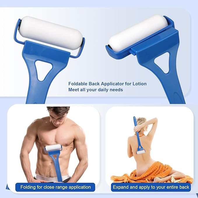 Back Lotion Applicator for Women, Effortlessly Apply Moisturizer to Back