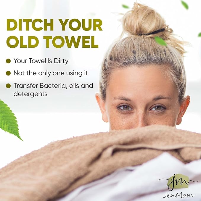 Disposable Face Towels – 200 Count (4 x 50 Boxes) Biodegradable Dry Wipes for Sensitive Skin | Soft, Lint-Free, Fragrance-Free & Vegan Facial Cleansing Towels | Chemical-Free Wipes