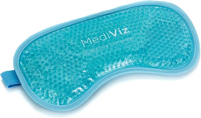 MediViz Cooling Gel Eye Mask, Blue
