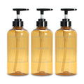 Soap Shower Dispenser, YACEYACE 3Pcs 16.9oz Soap Dispenser Bottles Set, Shampoo Bottles with Pump, Shower Dispenser for Bath, Kitchen,Hand Wash,Salon