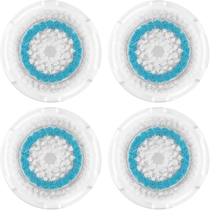 Evetree Deep Pore Face Cleansing Brush Head Replacements Compatible with Clarisonic Mia 1, Mia 2, Alpha Fit
