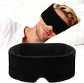 Cotton Sleep Eye Mask for Men Women, 100% Blocking Light Sleeping Mask for Side Sleeper, Soft Zero Pressure Cooling Blackout Eye Masks for Sleep, Eye Covers for Sleeping fits All Heads Adjustable