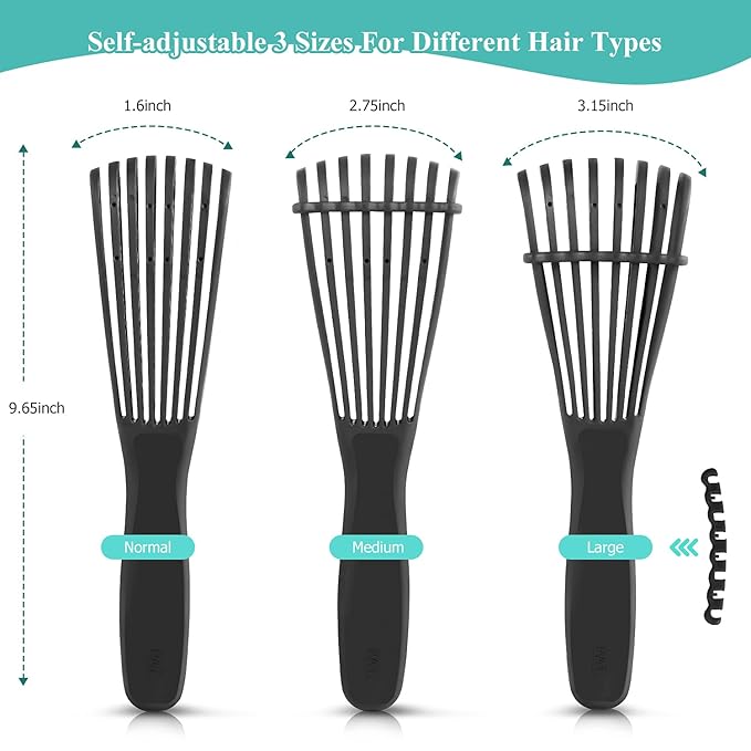 URTHEONE Detangling Brush for Black Natural Hair, 3A-4C Curly Afro Brush