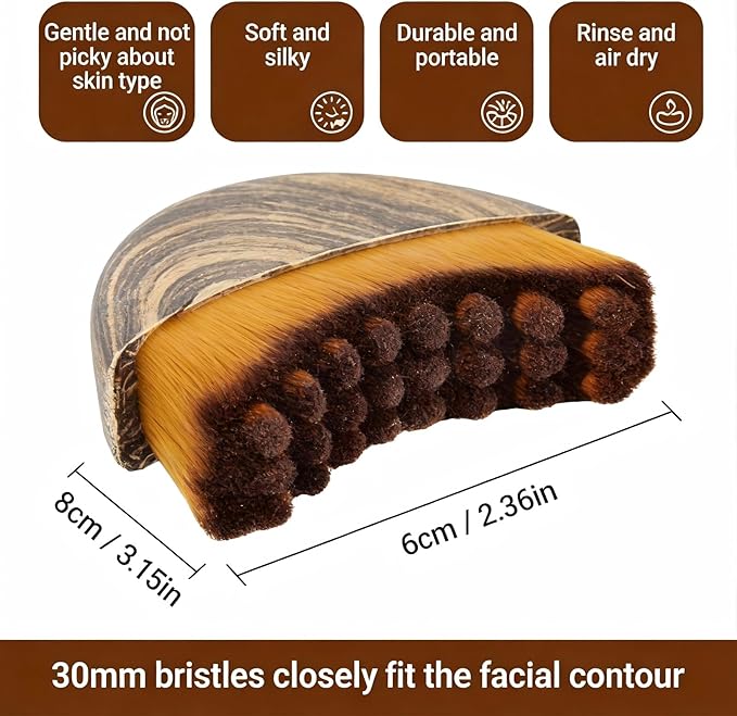 2026 Lymphatic Contour Face Brush, Professional Lymphatic Drainage Massager, Facial Lymphatic Drainage Brush for Anti-Puffiness, Face Lifting & Sculpting, Boost Skincare Absorption