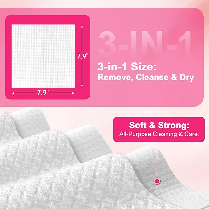 FACEMADE 480 Count (4 Packs) Face Towels Disposable
