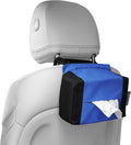 FH Group E-Z Travel Napkin Tissue Dispenser Holder Fits Most Cars, SUVs, Trucks, and Vans Blue