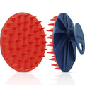 INNERNEED Silicone Scalp Scrubber for Hair Washing & Scalp Massage, Red