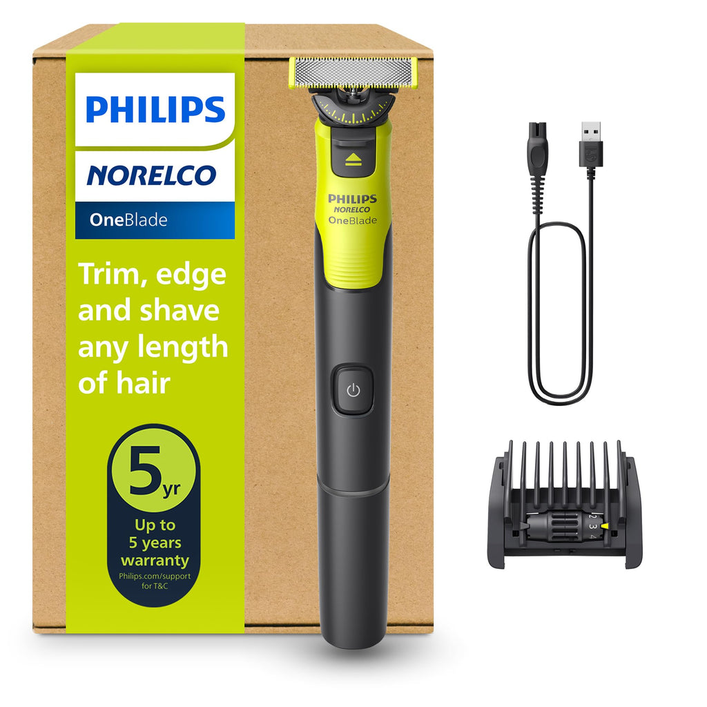 Norelco Philips OneBlade 360 Hybrid Face Trimmer & Shaver with Connectivity