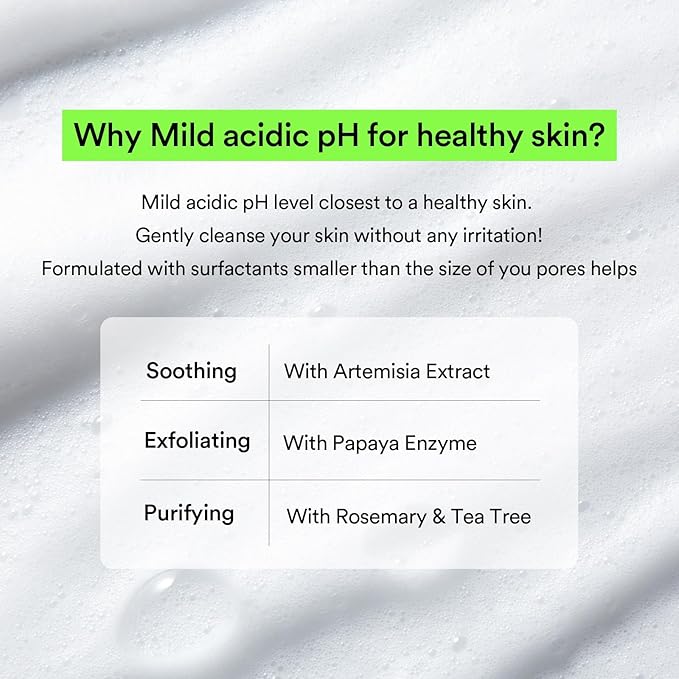 Abib Mild Foam Cleanser Heartleaf Foam 5.07 fl.oz, Low pH Koreran Face Wash for Sensitive Skin