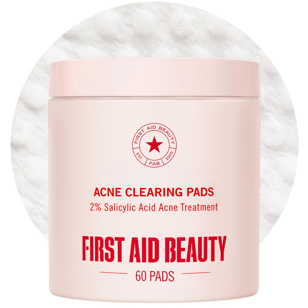 First Aid Beauty Acne Treatment Pads, 2% Salicylic Acid, 60 ct