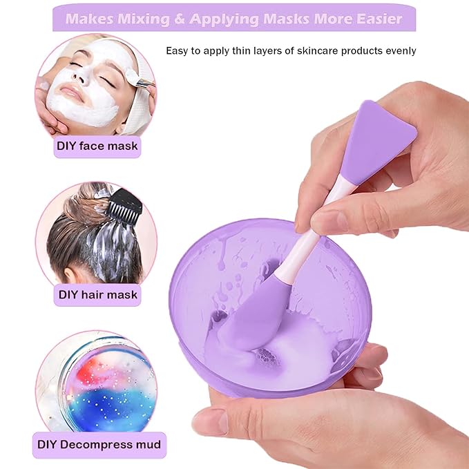 Rampula Jelly Brush For Face Mask, Silicone Facial Mud Mask Brush, Hairless Body Lotion And Butter Applicator, Clay Face Mask Brush, Great Facial Essentials, Moisturizer Applicator & Skincare Brushes