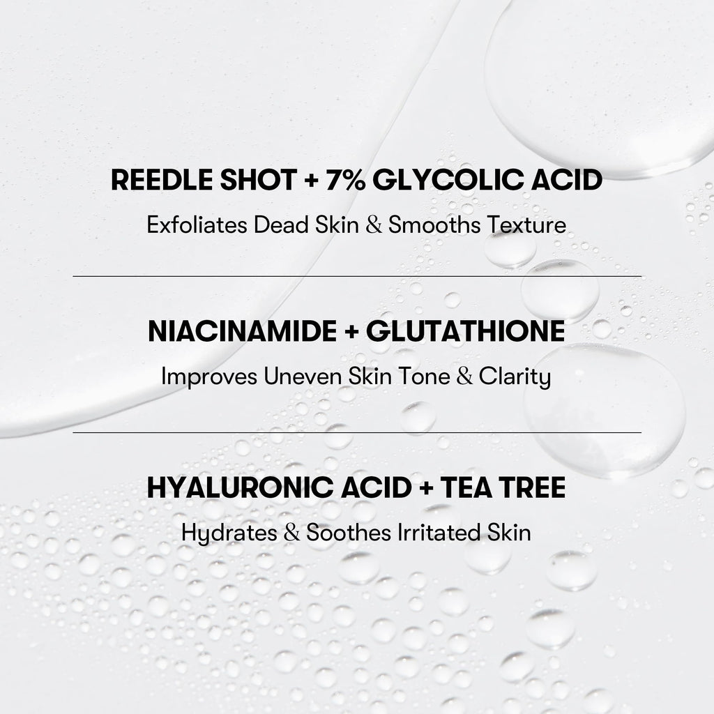 VT COSMETICS 7% Glycolic Acid Reedle Shot Head-to-Toe Mist, 4.05 fl oz