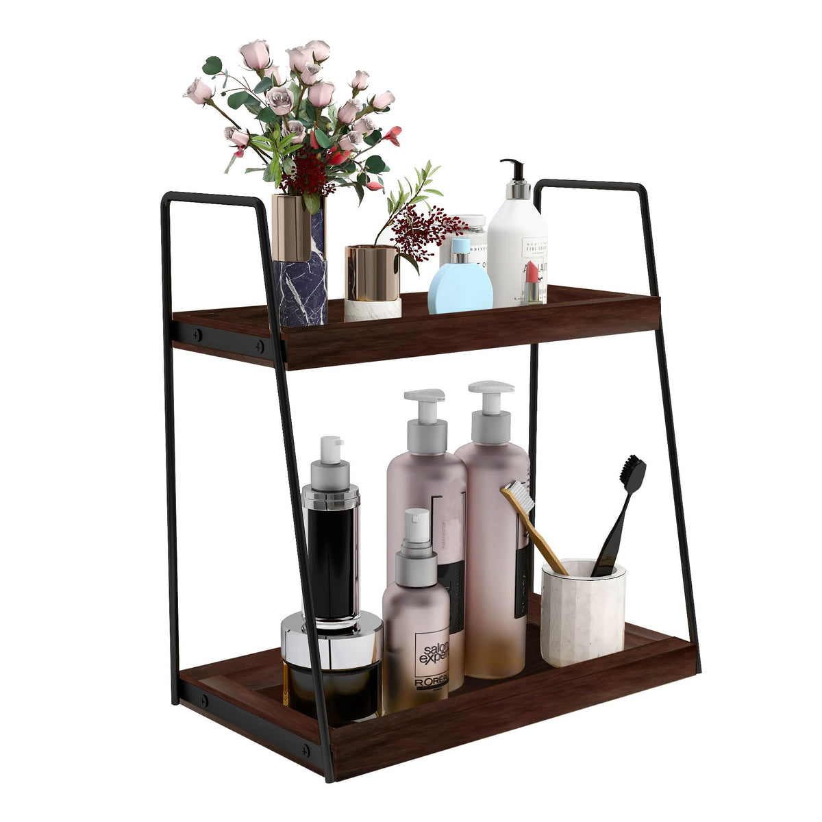 Dorhors Bathroom Counter Organizer,Vanity Countertop Storage Shelf