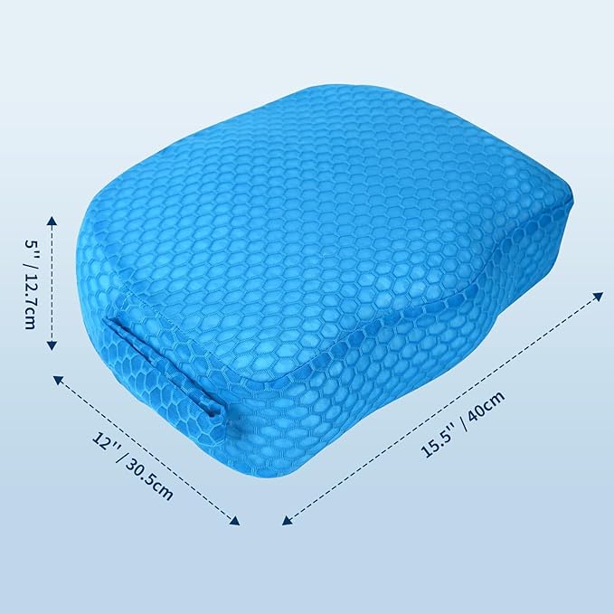 Hot Tub Booster Seat, Weighted SPA Booster Seat Cushion for Adults, 3D Air Mesh Inflatable Hot Tub Seat Accssories with Non-Slip Micro Dot Bottom,Indoor or Outdoor Hot Tub Pillow