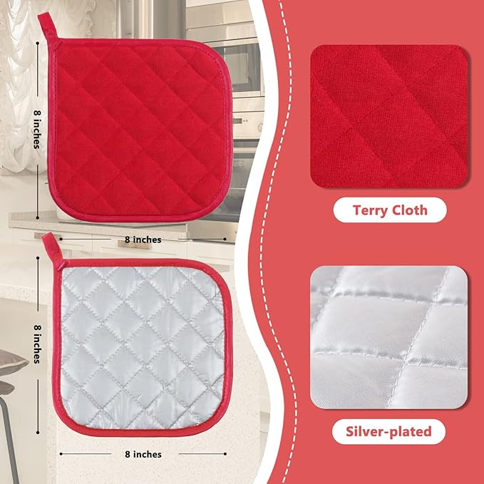 Joyhalo 6 Pack Pot Holders for Kitchen Clearance