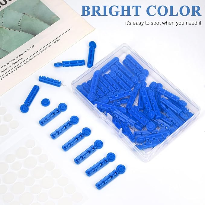 Acne Needle, 50 Pcs Disposable sterile Needles and 70 Dots Pimple Stickers for Acnes, Whitehead, Comedone Removal (122 Piece Set)