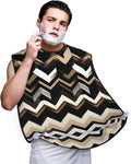 Three Dachshunds Print Beard Bib Shaving Apron, Beard Hair Trimming Cape Gift For Dad
