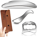 BYYDDIY 3 in 1 304Stainless Steel Muscle Scraper Tools Set,Scraping Massage Tools for Physical Therapy,Derma Edge Massage Tool & GuaSha Massage Scraper Tool,IASTM Tools,Guasha Tool for Body