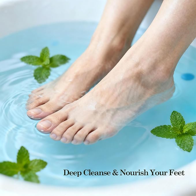 NOVAL Mint Pedicure Spa Tablets, 500g – Fast-Dissolving Foot Soak for Refreshing, Moisturizing & Cleansing Care