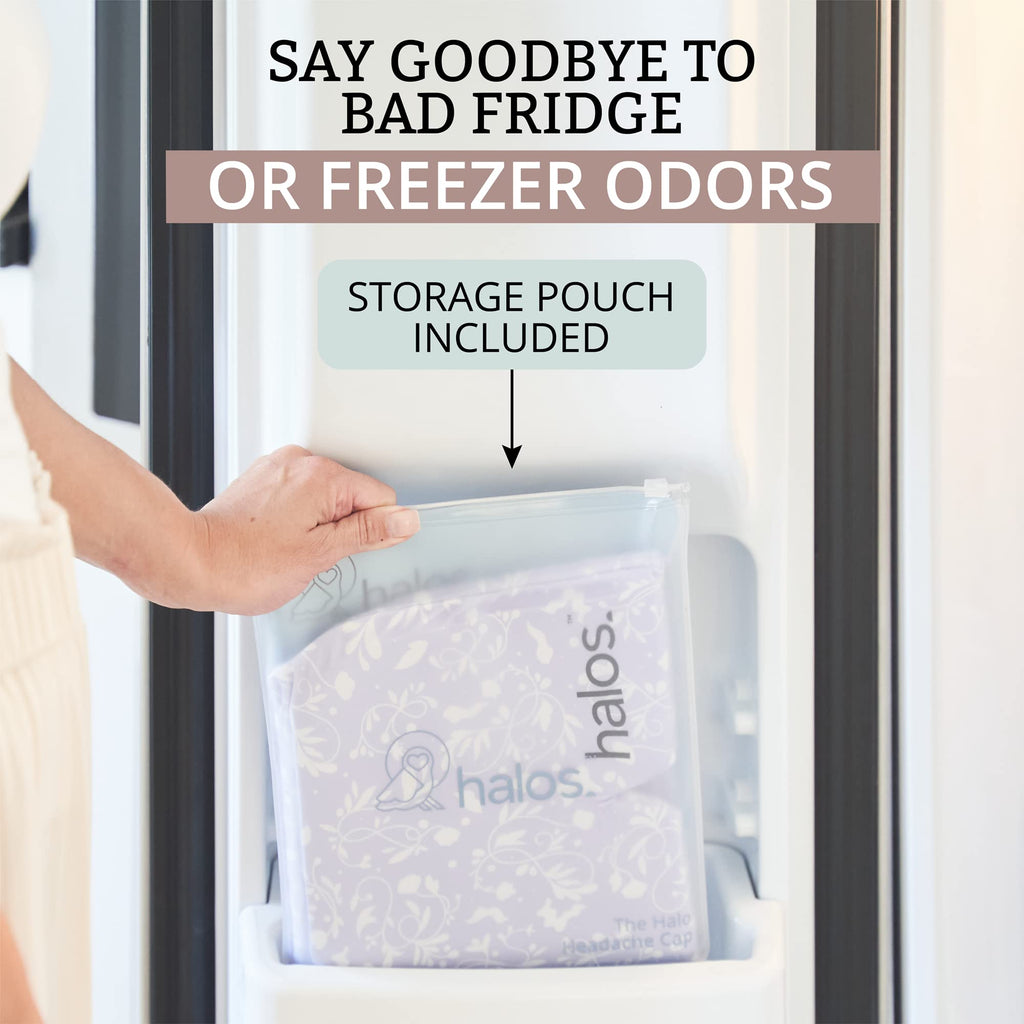 MyHalos® Migraine & Headache Relief Cap, 30% More Gel, Hot & Cold Ice Wrap